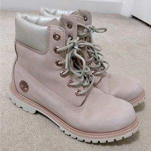 Rose Gold Timberland Boots
